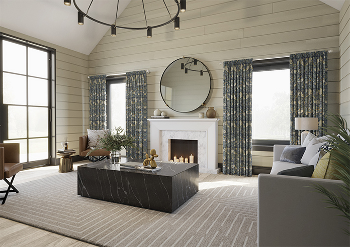 William Morris At Home Strawberry Thief, Woad - Made to Measure Curtains - Image 7